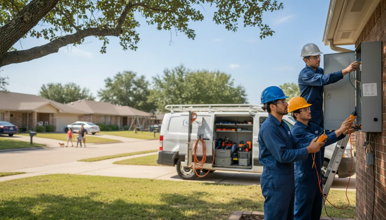 Certified electrician providing emergency electrical services in Laurel, DE